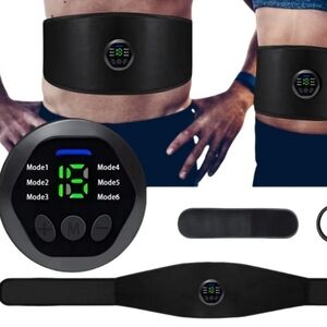 Black Abs Stimulator with Digital Display